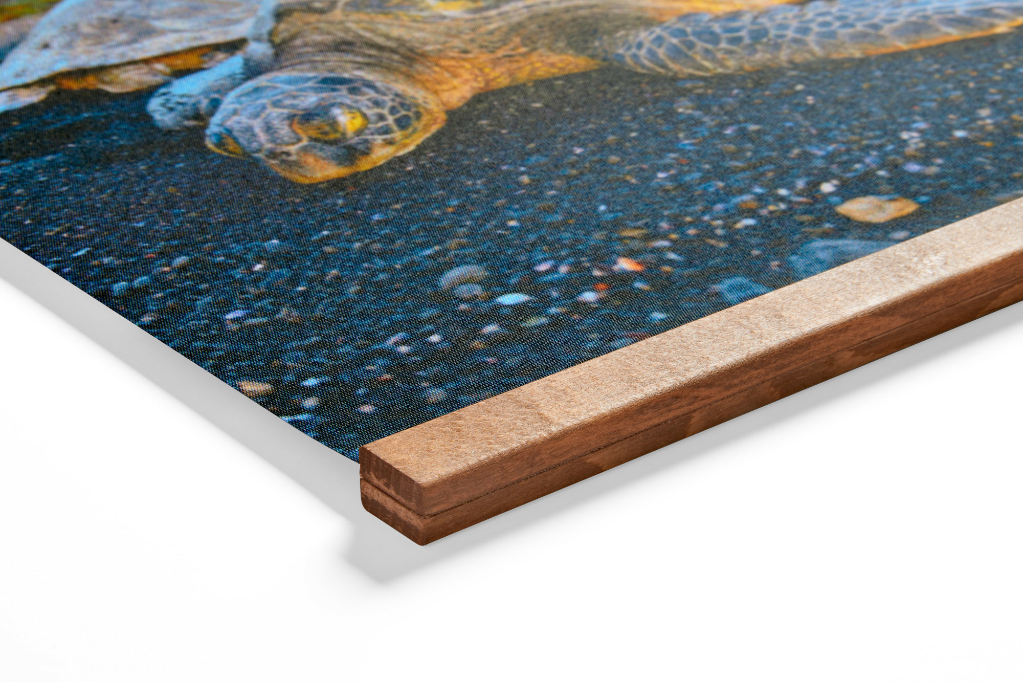 Detailansicht Posterleiste Holz