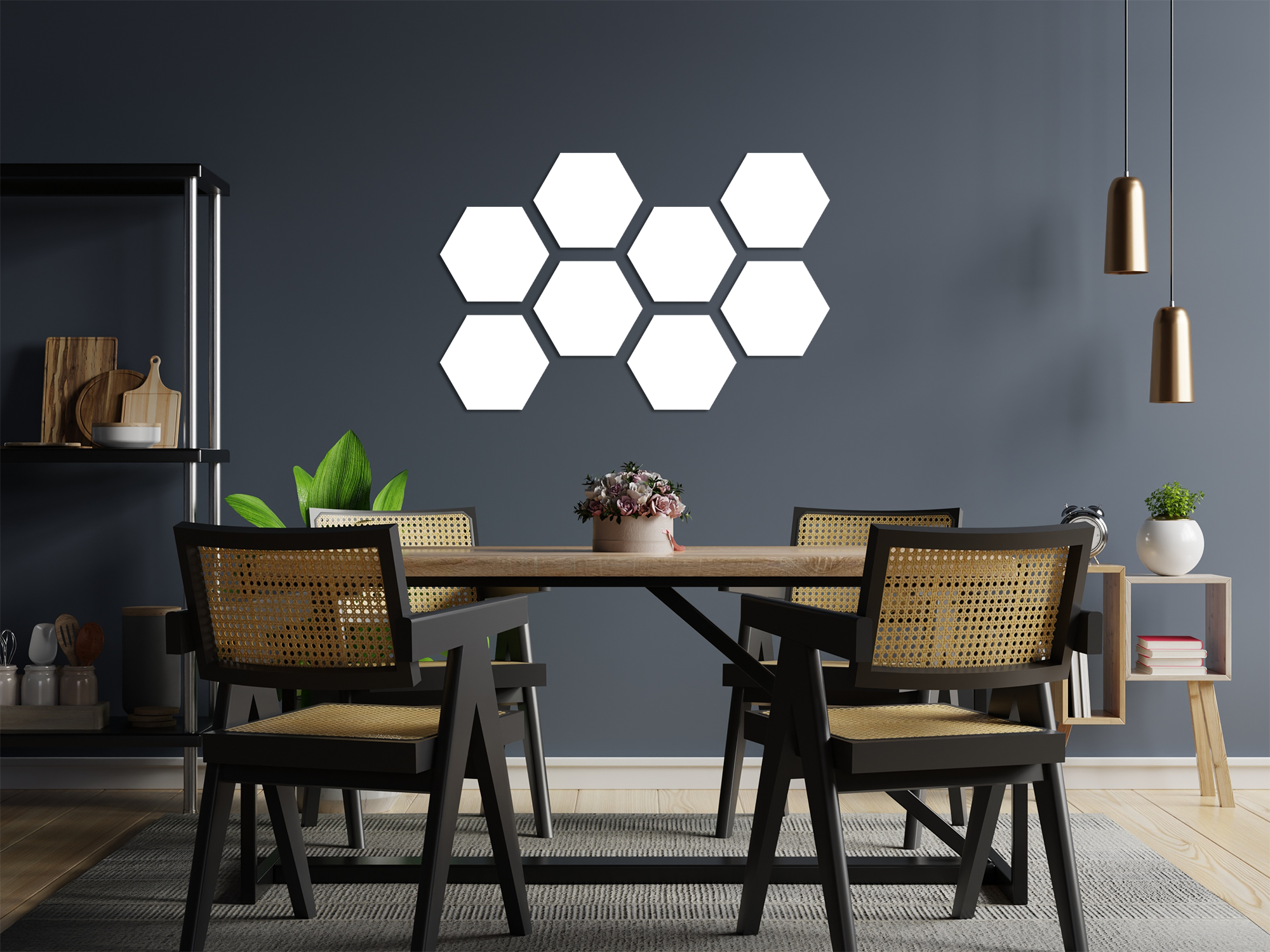 8 Fotokachel - Hexagon - Einzeldesign